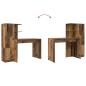 Preview: Schreibtisch 2 pcs Altholz
