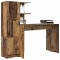 Preview: Schreibtisch 2 pcs Altholz