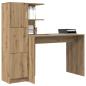 Preview: Schreibtisch Artisan-Eiche 133,5 x 50 x 124 cm 2 Stk.
