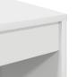 Preview: Schreibtisch mit Schubladen mit Regal mit Speicher 2 pcs Weiß