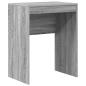 Preview: Schreibtisch mit Schubladen mit Regal 2 pcs Graues Sonoma