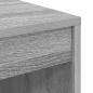 Preview: Schreibtisch mit Schubladen mit Regal 2 pcs Graues Sonoma