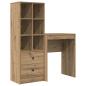 Preview: Schreibtisch Artisan-Eiche 105,5 x 34 x 127 cm 2 Stk.