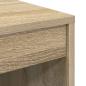 Preview: Schreibtisch mit Schubladen mit Regal 2 pcs Sonoma-Eiche