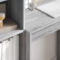 Preview: Schreibtisch Graues Sonoma 115,5 x 40 x 127 cm 2 stk.