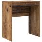 Preview: Schreibtisch mit Schubladen mit Regal 2 pcs Altholz
