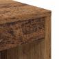 Preview: Schreibtisch mit Schubladen mit Regal 2 pcs Altholz