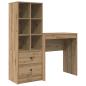 Preview: Schreibtisch Artisan-Eiche 115,5 x 40 x 127 cm 2 Stk.