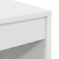 Preview: Schreibtisch mit Schubladen mit Regal mit Speicher 2 pcs Weiß