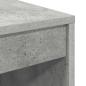 Preview: Schreibtisch mit Schubladen mit Regal 2 pcs Beton Grau