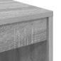 Preview: Schreibtisch mit Schubladen mit Regal 2 pcs Graues Sonoma