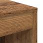 Preview: Schreibtisch mit Schubladen mit Regal 2 pcs Altholz
