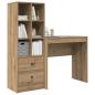 Preview: Schreibtisch Artisan-Eiche 125,5 x 40 x 127 cm 2 Stk.
