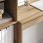 Preview: Schreibtisch Artisan-Eiche 125,5 x 40 x 127 cm 2 Stk.