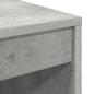 Preview: Schreibtisch mit Schubladen mit Regal 2 pcs Beton Grau