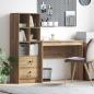 Preview: ARDEBO.de - Schreibtisch Artisan-Eiche 135,5 x 40 x 127 cm 2 Stk.