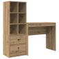 Preview: Schreibtisch Artisan-Eiche 135,5 x 40 x 127 cm 2 Stk.