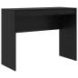 Preview: Schreibtisch Schwarz Eichen-Optik 145,5 x 40 x 127 cm 2 stk.