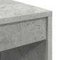 Preview: Schreibtisch mit Schubladen mit Regal 2 pcs Beton Grau