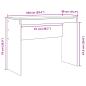 Preview: Schreibtisch mit Schubladen mit Regal 2 pcs Geräucherte Eiche
