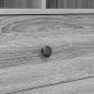 Preview: Schreibtisch mit Schubladen mit Regal 2 pcs Graues Sonoma