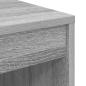 Preview: Schreibtisch mit Schubladen mit Regal 2 pcs Graues Sonoma