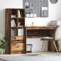 Preview: ARDEBO.de - Schreibtisch Altholz 145,5 x 40 x 127 cm 2 stk.