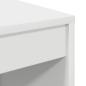 Preview: Schreibtisch mit Schubladen mit Regal mit Speicher 2 pcs Weiß