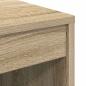 Preview: Schreibtisch mit Schubladen mit Regal 2 pcs Sonoma-Eiche