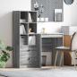 Preview: ARDEBO.de - Schreibtisch Graues Sonoma 105,5 x 50 x 127 cm 2 stk.