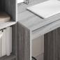 Preview: Schreibtisch Graues Sonoma 105,5 x 50 x 127 cm 2 stk.