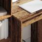 Preview: Schreibtisch mit Schubladen mit Regal 2 pcs Altholz