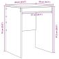 Preview: Schreibtisch mit Schubladen mit Regal 2 pcs Altholz