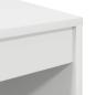 Preview: Schreibtisch mit Schubladen mit Regal mit Speicher 2 pcs Weiß