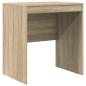 Preview: Schreibtisch mit Schubladen mit Regal 2 pcs Sonoma-Eiche