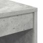 Preview: Schreibtisch mit Schubladen mit Regal 2 pcs Beton Grau