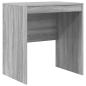 Preview: Schreibtisch mit Schubladen mit Regal 2 pcs Graues Sonoma