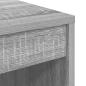 Preview: Schreibtisch mit Schubladen mit Regal 2 pcs Graues Sonoma