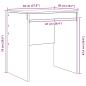 Preview: Schreibtisch mit Schubladen mit Regal 2 pcs Altholz
