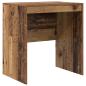 Preview: Schreibtisch mit Schubladen mit Regal 2 pcs Altholz