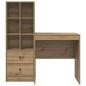 Preview: Schreibtisch Artisan-Eiche 115,5 x 50 x 127 cm 2 Stk.