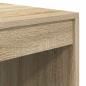 Preview: Schreibtisch mit Schubladen mit Regal 2 pcs Sonoma-Eiche