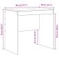 Preview: Schreibtisch mit Schubladen mit Regal 2 pcs Sonoma-Eiche