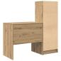 Preview: Schreibtisch Artisan-Eiche 125,5 x 50 x 127 cm 2 Stk.