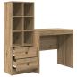 Preview: Schreibtisch Artisan-Eiche 125,5 x 50 x 127 cm 2 Stk.