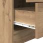 Preview: Schreibtisch Artisan-Eiche 125,5 x 50 x 127 cm 2 Stk.