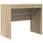 Preview: Schreibtisch mit Schubladen mit Regal 2 pcs Sonoma-Eiche
