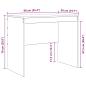 Preview: Schreibtisch mit Schubladen mit Regal 2 pcs Sonoma-Eiche