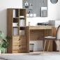Preview: ARDEBO.de - Schreibtisch Artisan-Eiche 135,5 x 50 x 127 cm 2 Stk.