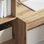 Preview: Schreibtisch Artisan-Eiche 135,5 x 50 x 127 cm 2 Stk.